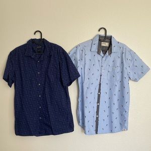 Casual Button down shirts - banana republic and Free Planet! 2 shirt BUNDLE